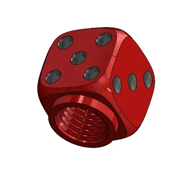 Dice Tire Valve Cap