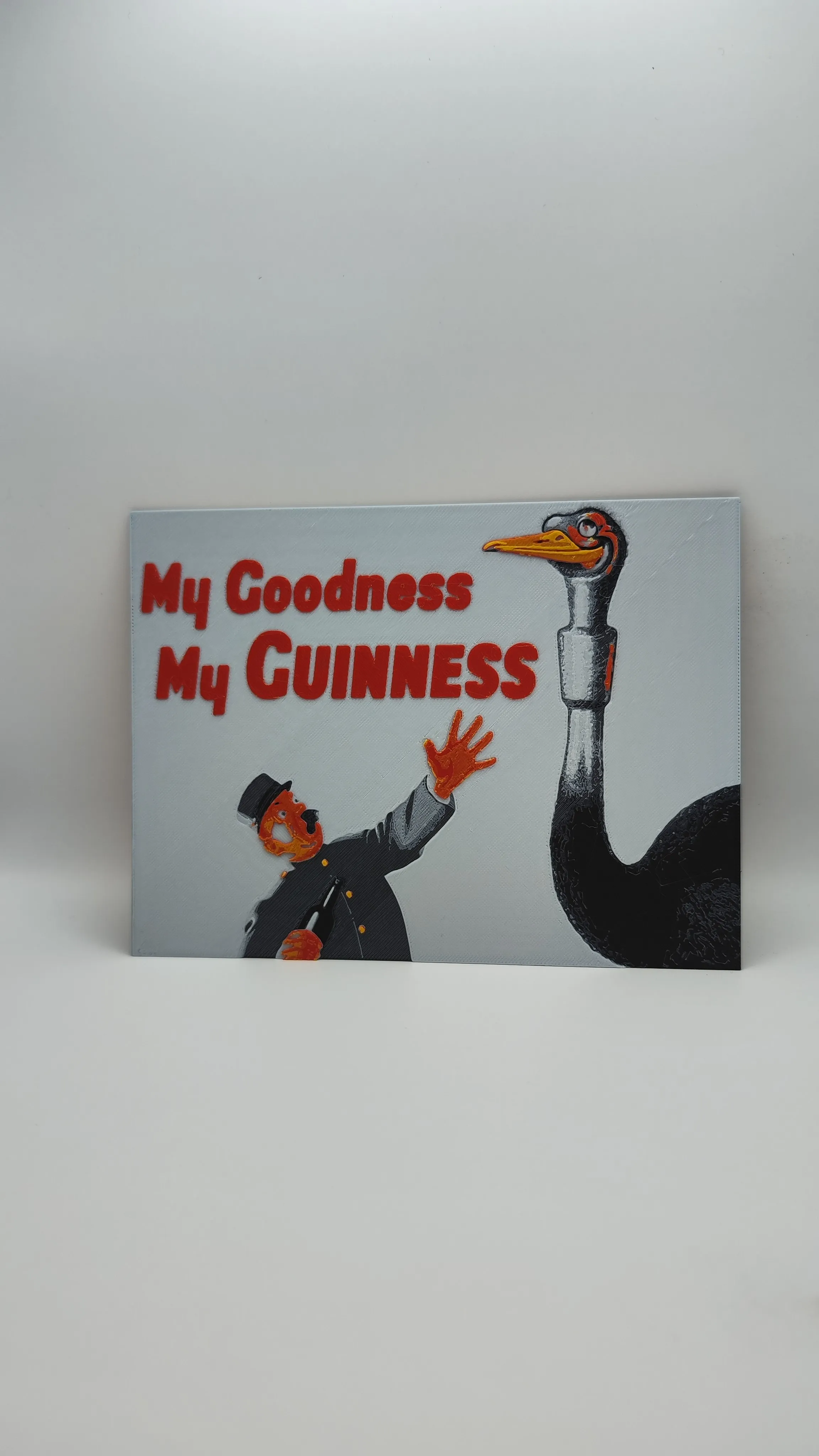 Vintage Guinness advertising poster 02 - Hueforge