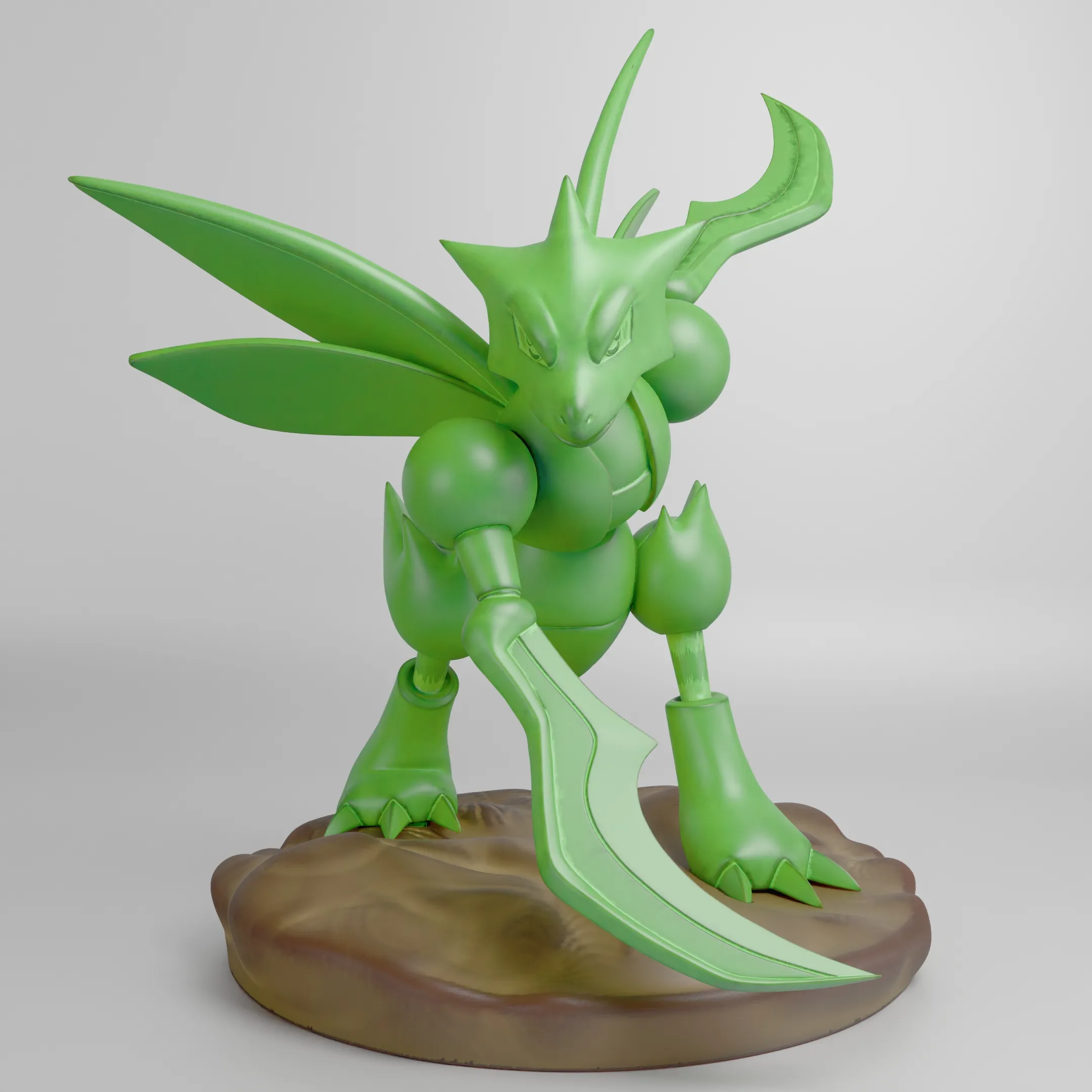 Scyther Pokemon Fan Art Figure