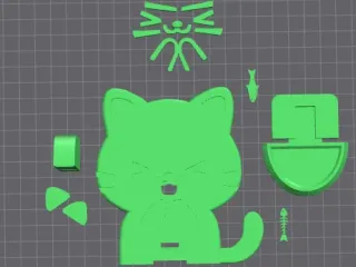 CAT EATING FISH