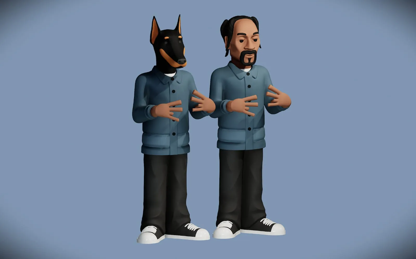 SNOOP DOGG VINYL TOY FUNKO GOLD ART TOY