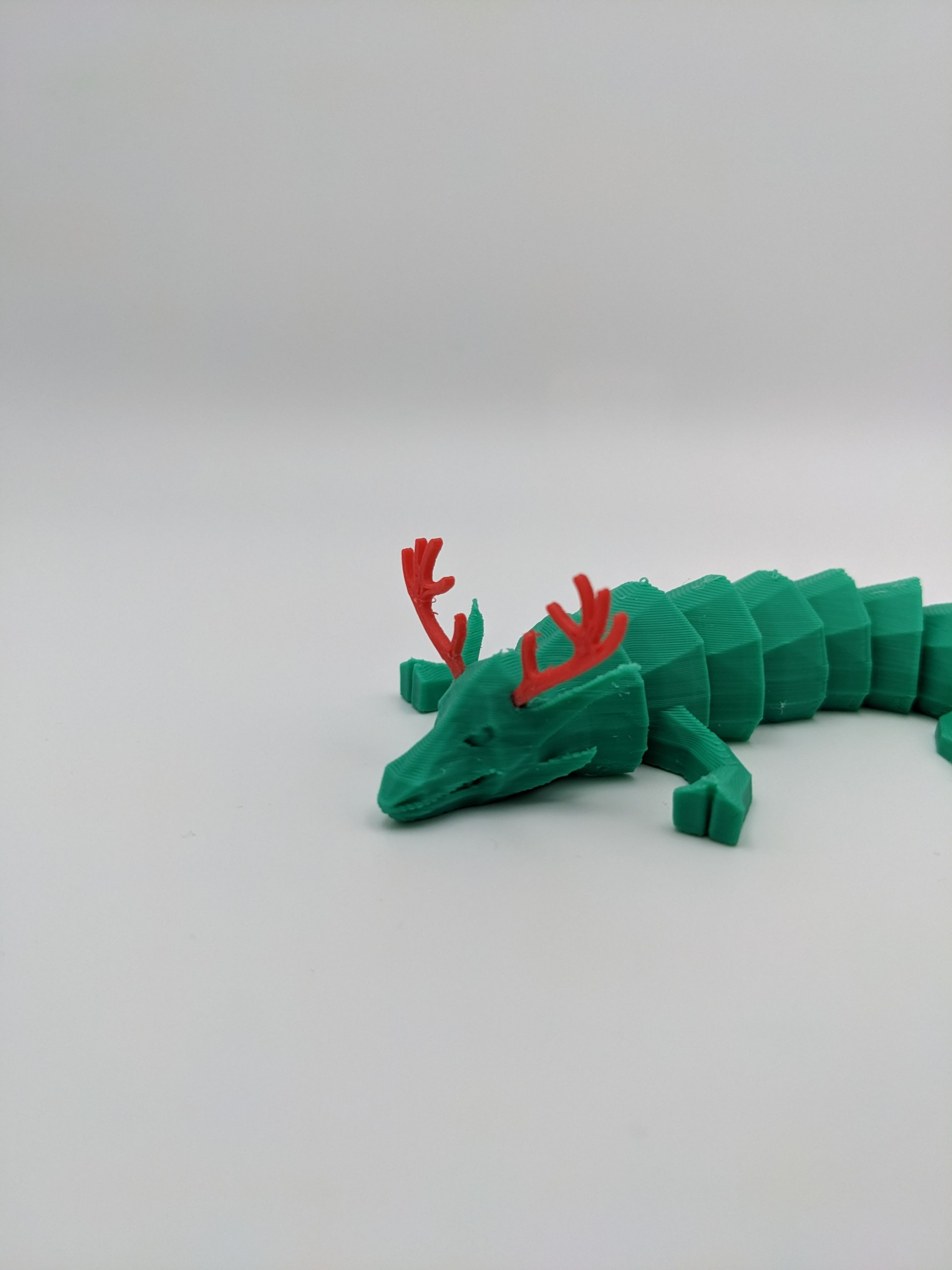 Christmas Articulated Dragon | 3D models download | Creality Cloud