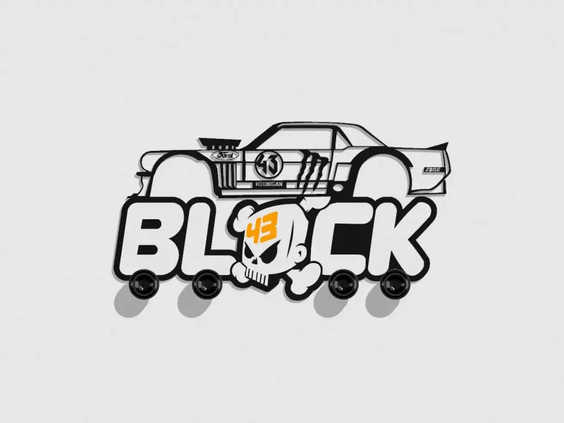 ken block hoonicorn anahtarlik
