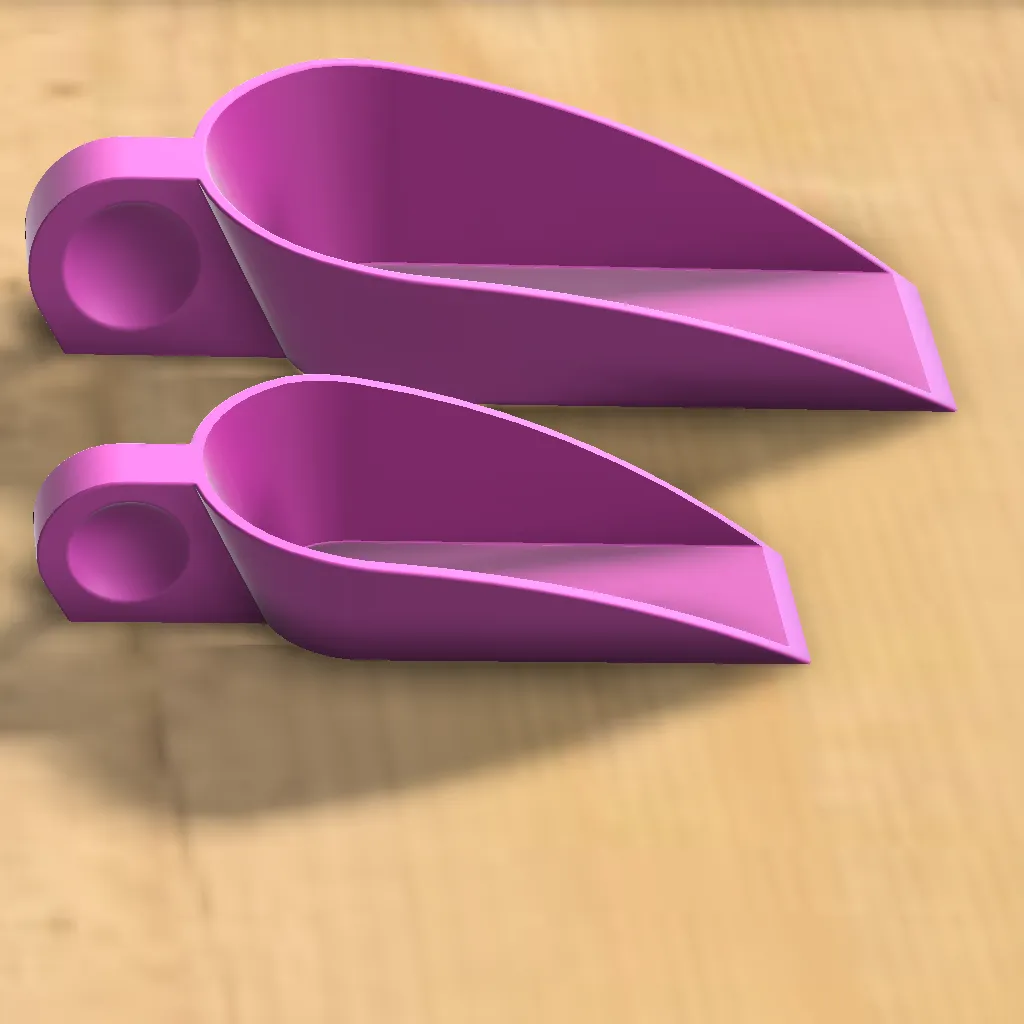 SCOOP 2 SIZES - for sensory educational play and baking aids