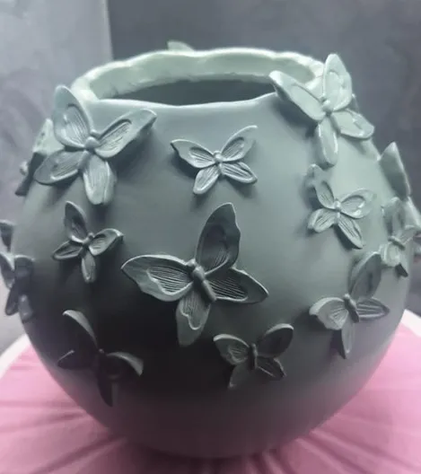 butterfly flower garden pot decoration