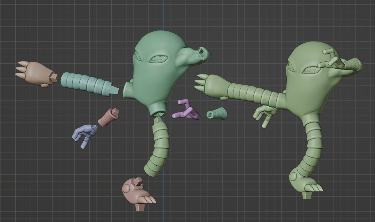 Hitmonlee Pokemon Fanart Model