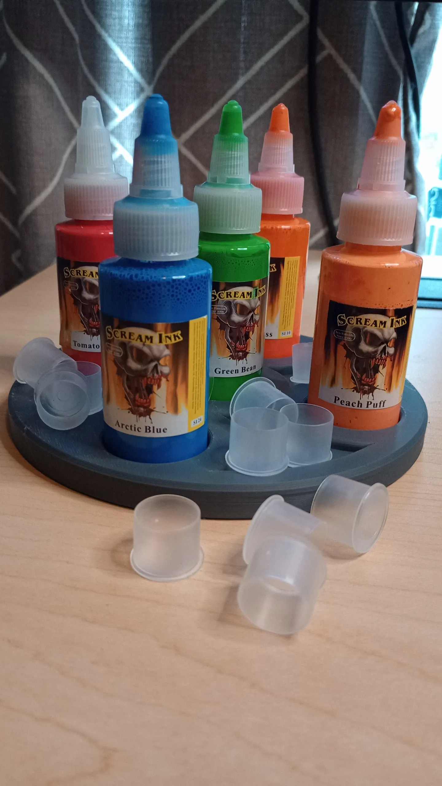 tattoo ink bottle display