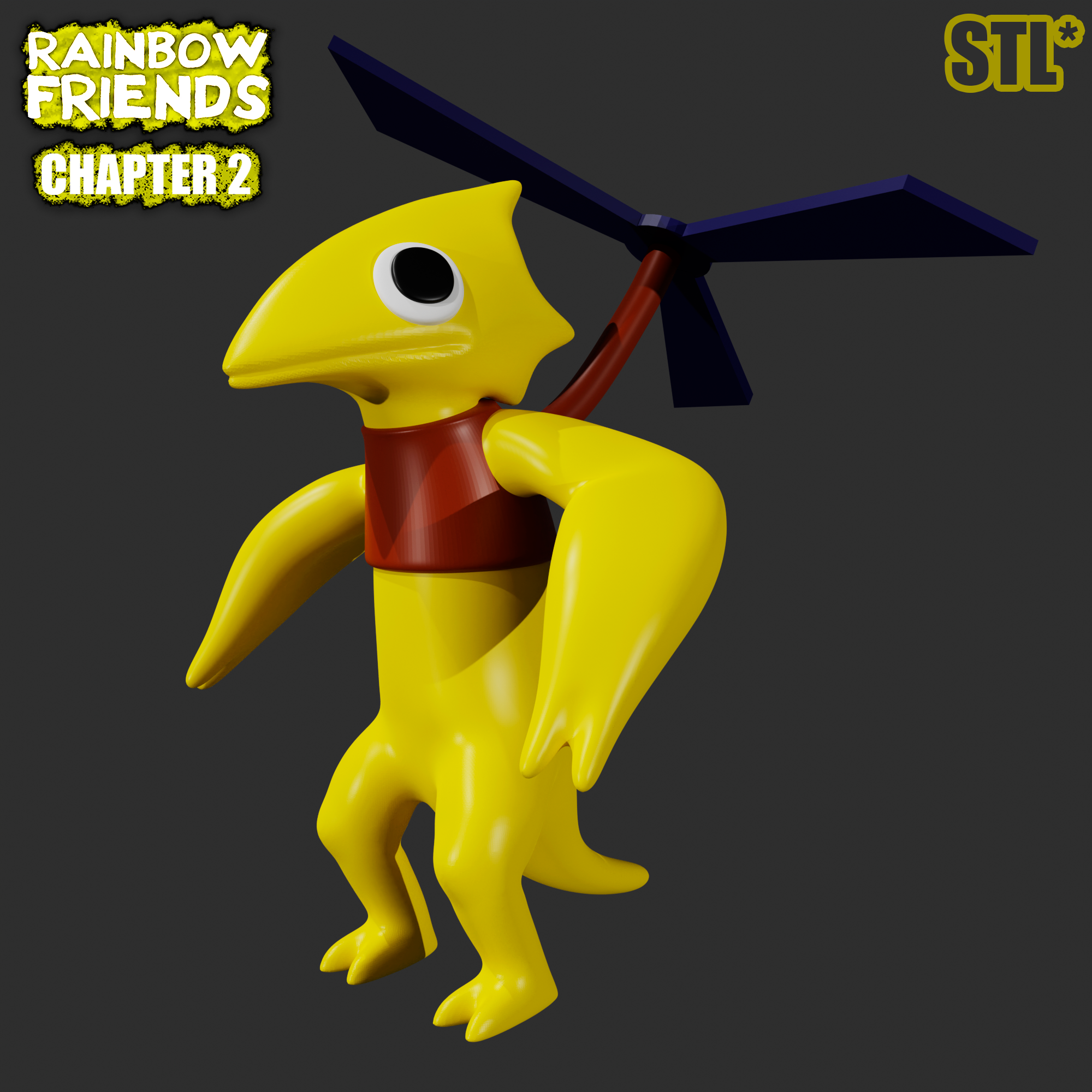 YELLOW FROM RAINBOW FRIENDS CHAPTER 2 ROBLOX GAME