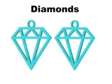 ✨ Diamond Earrings for 3D Printing ✨-0