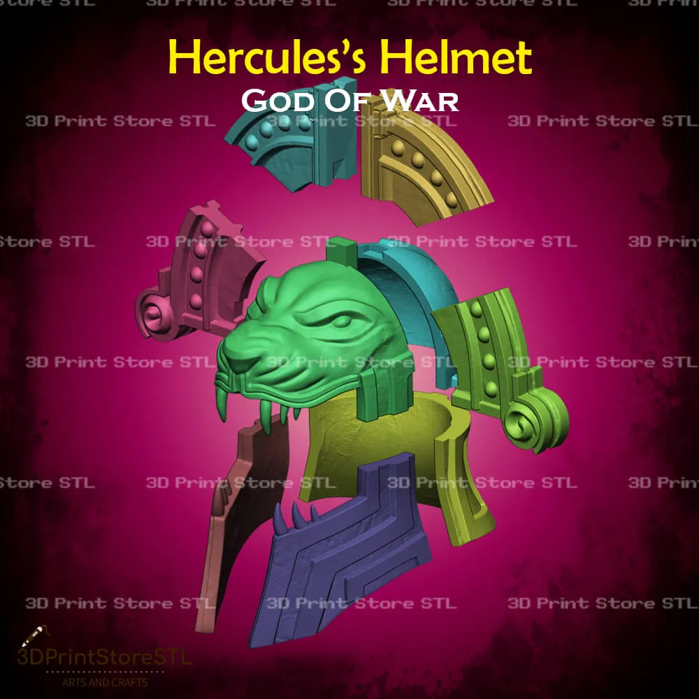 Hercules Helmet Cosplay God of War - STL File