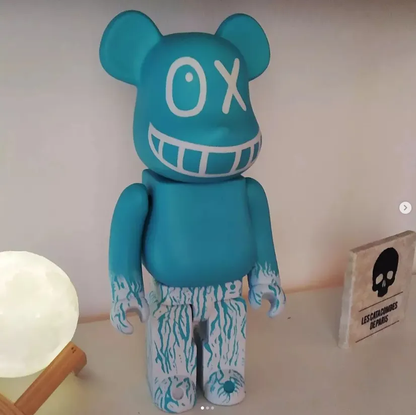 BearBrick Kaws Eklemli mashup supreme