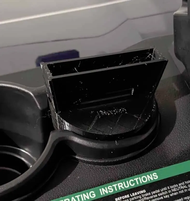 EVolution golf cart phone stand for cup holder