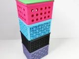 Stackable Bins with Patterns 120x100x75mm with lid-7