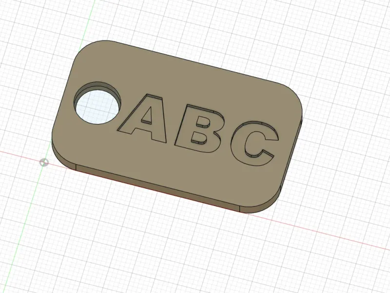 Dog tag keychain
