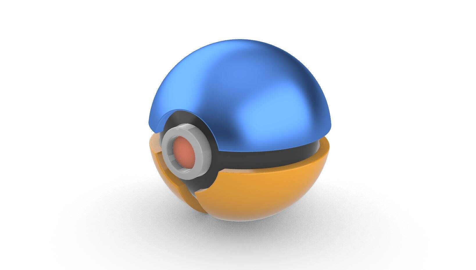 Free STL file Typical Pokeball 🐉・3D printer design to download
