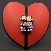 Kamski's CubeMe Valentine's Entry Wedding Keepsake-1