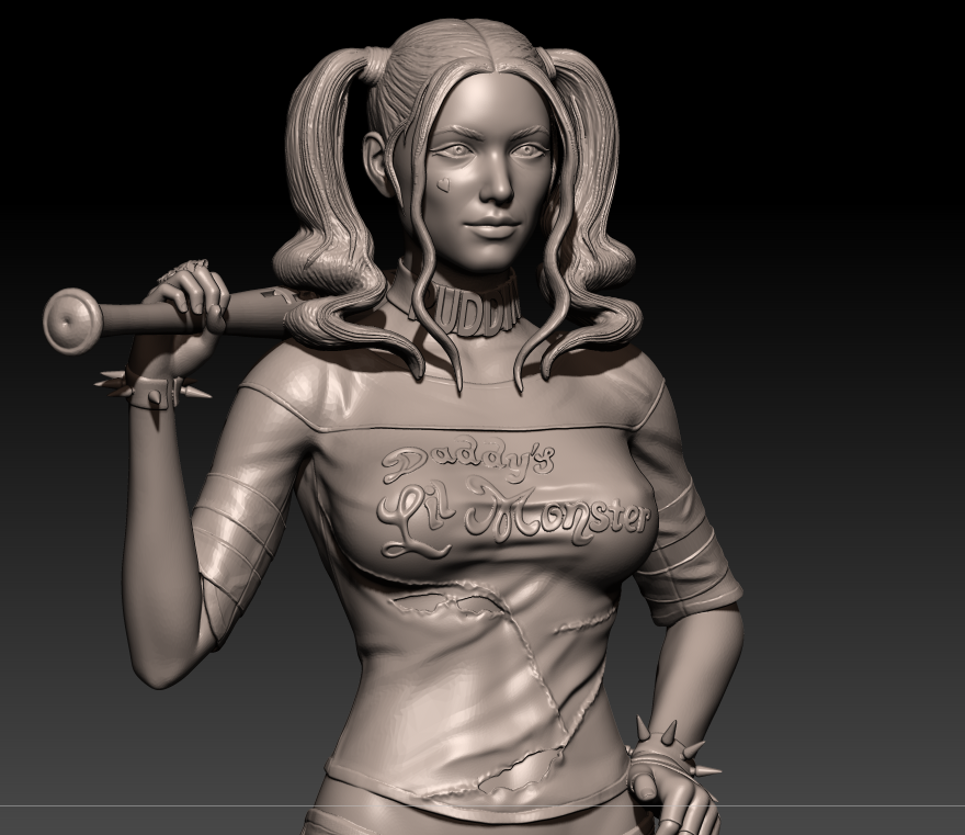 Harley Quinn 3d Models Download Creality Cloud 