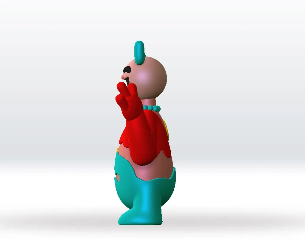 Dolly the Doughgirl Doey STL 3D Model Fanart character