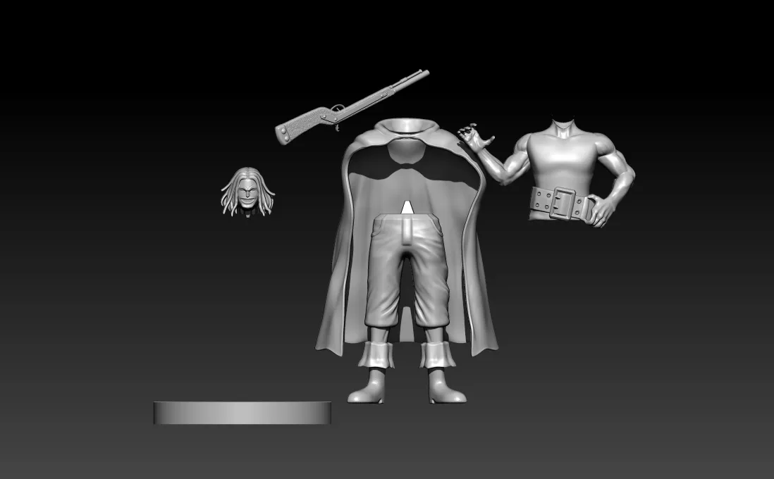 YASOPP - KIZIL SAÇ KORSANLARI - ONE PIECE 3D