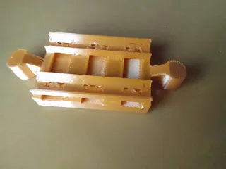 Wooden Railroad with sleepers