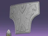 Theoden Hip Armor lord of the rings 3D DIGITAL DOWNLOAD-4