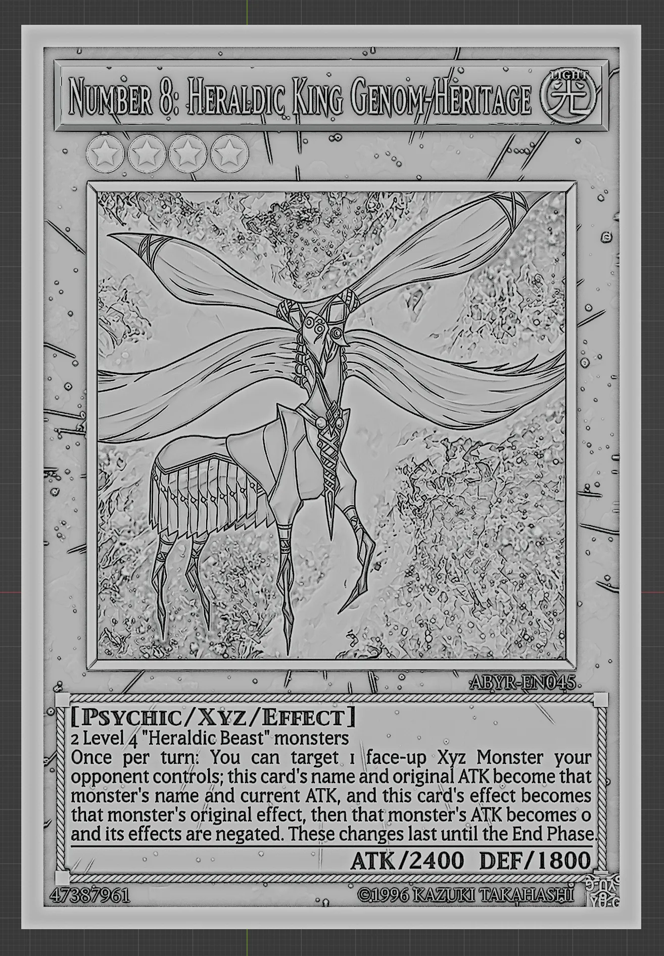 Number 8: Heraldic King Genom-Heritage - yu-gi-oh!