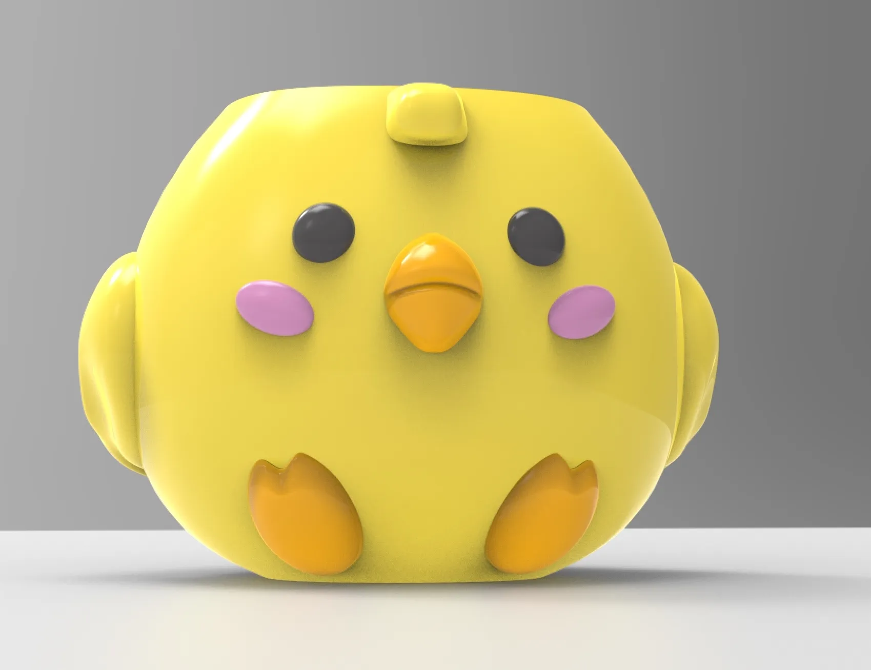 planter baby chick flower pot pencil holder STL 3MF