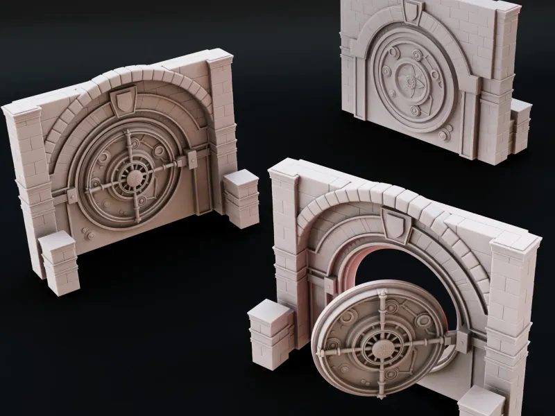Bank Vault | TTRPG Scenery For Tabletop RPG Games