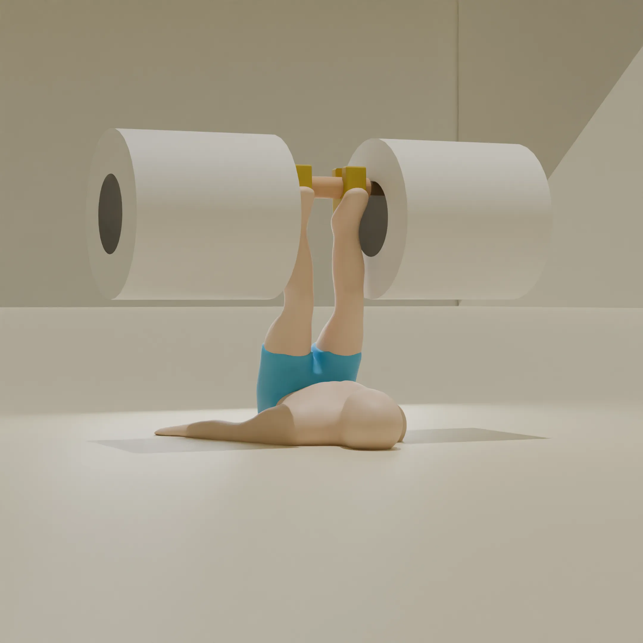Porta carta igienica Gym Buddy