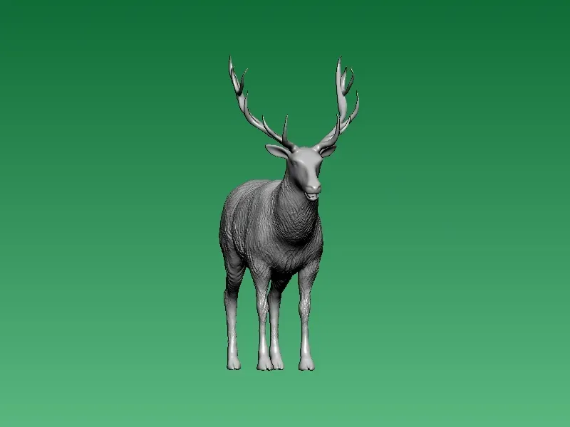 long-horned chamois - 3D print