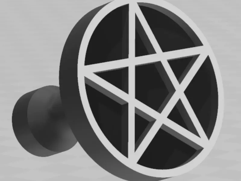 Pentagram Cuff Links | Gothic, Occult, Alternative Fashion