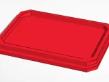 personal carrying case with lid and handle-1