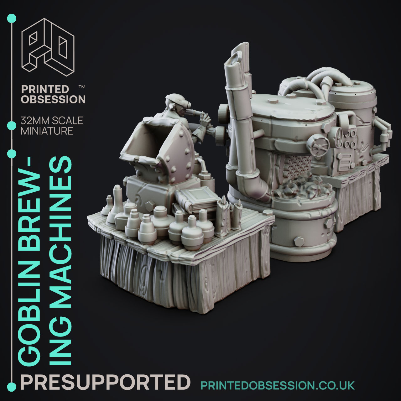 Potion Machines - Goblin Potion Makers - 4 Model bundle
