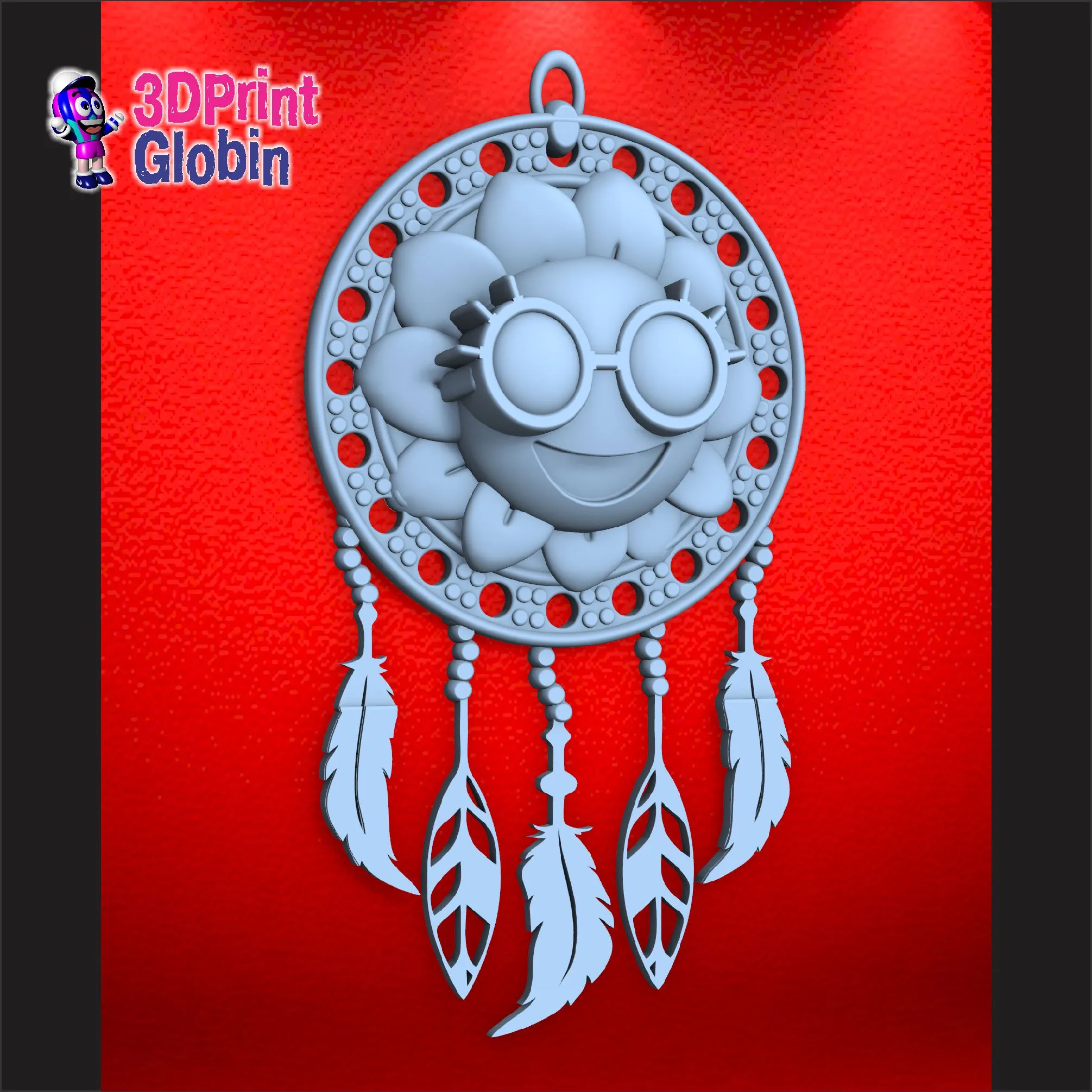 Dream Catcher Girasol Feliz - Atrapasueños