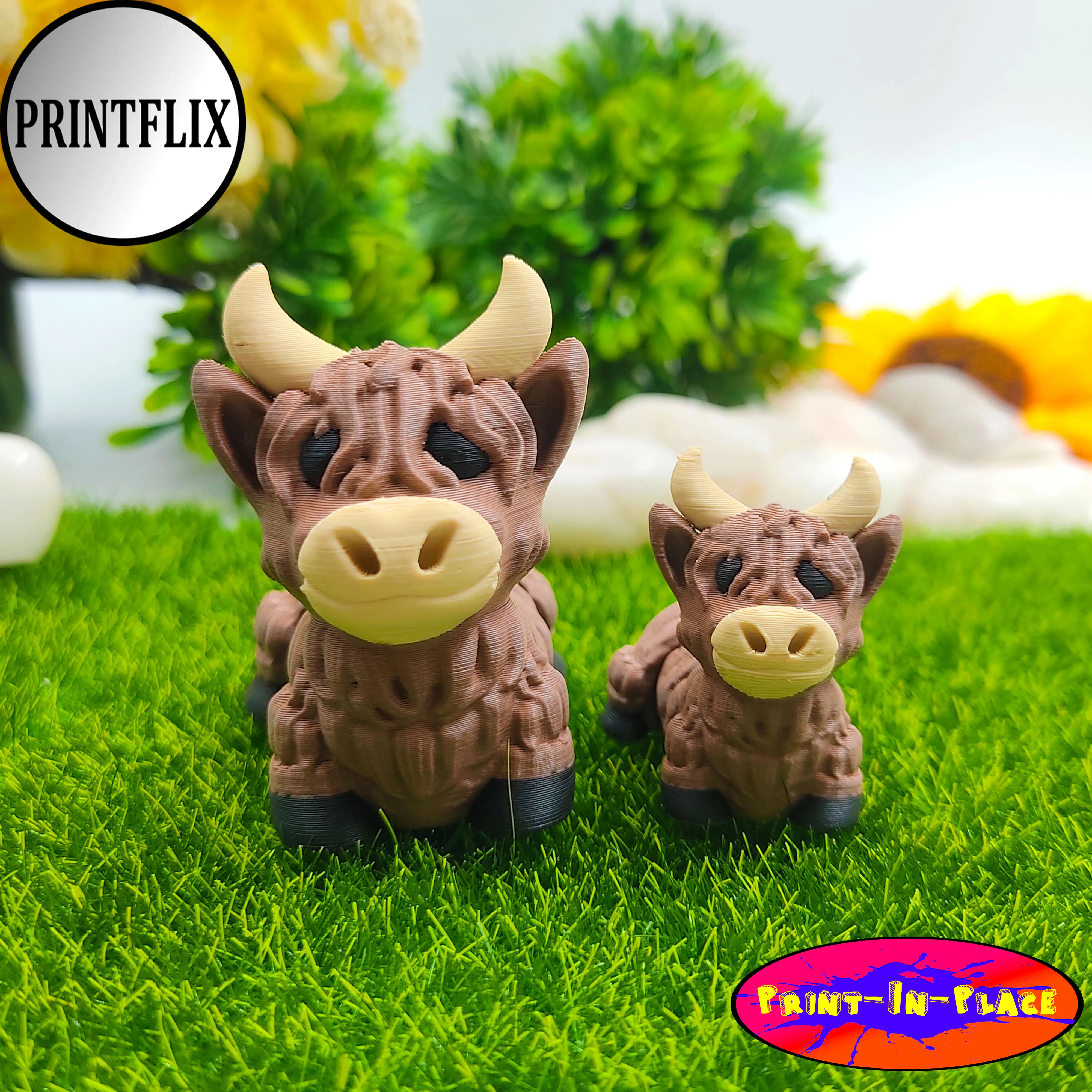 FLEXI TINY HIGHLAND COW