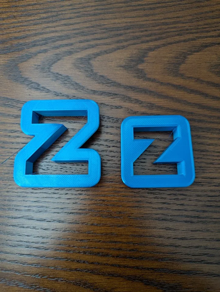 Letter Z Alphabet Upper & Lower Case Cookie Cutter