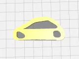 Future car keychain hand drawing-1