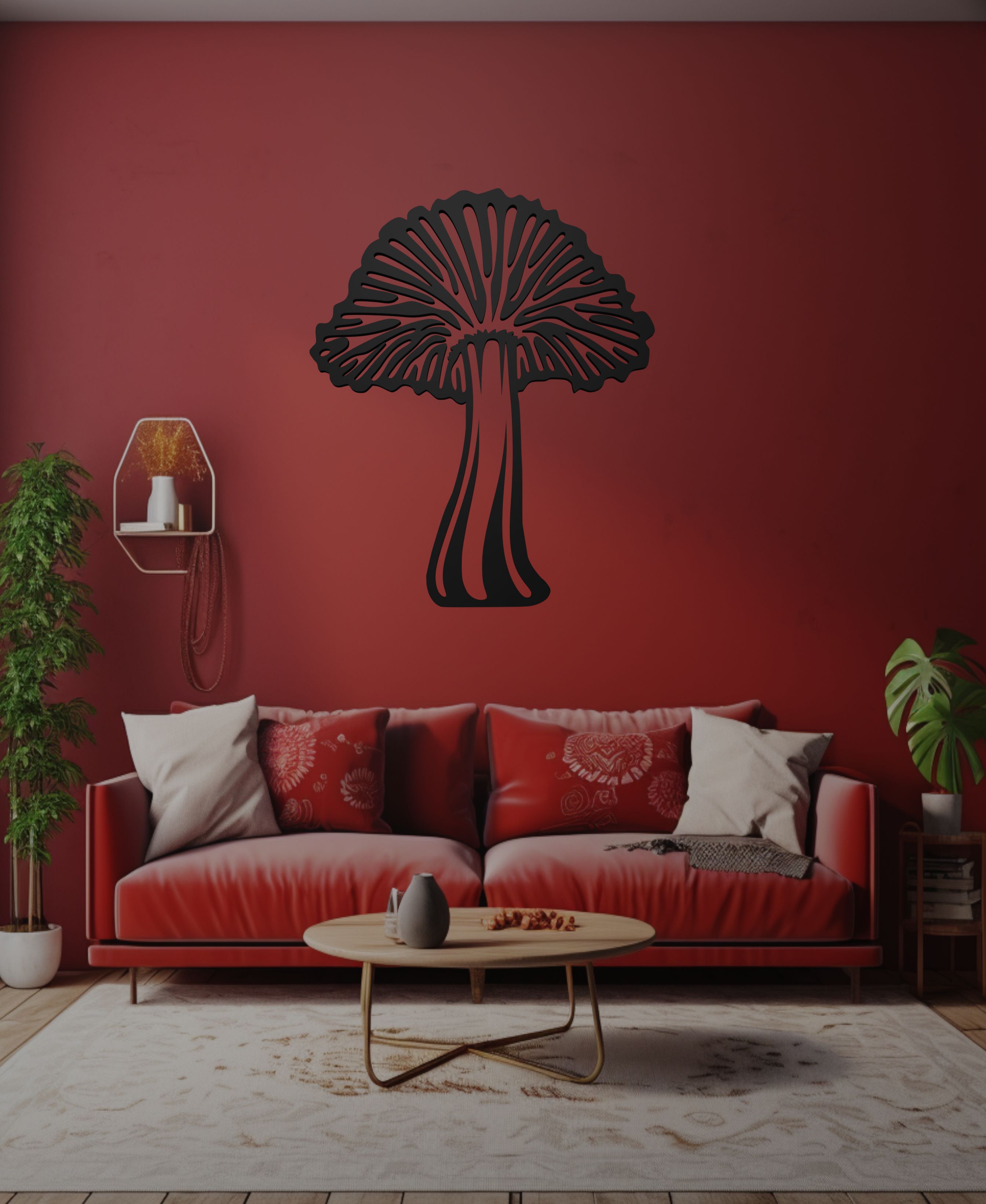 Mushroom Wall Art | 3D models download | Creality Cloud
