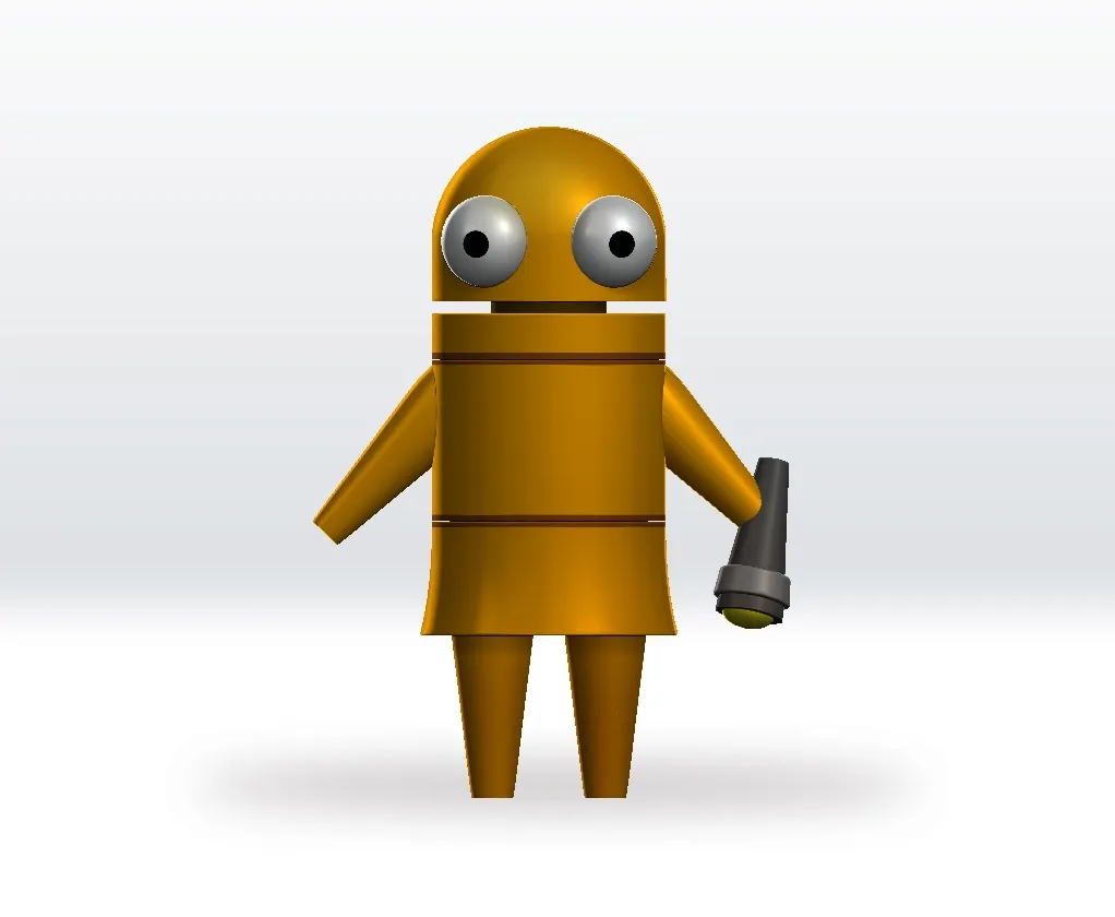Repo Gold STL file 3D Model Character Fanart