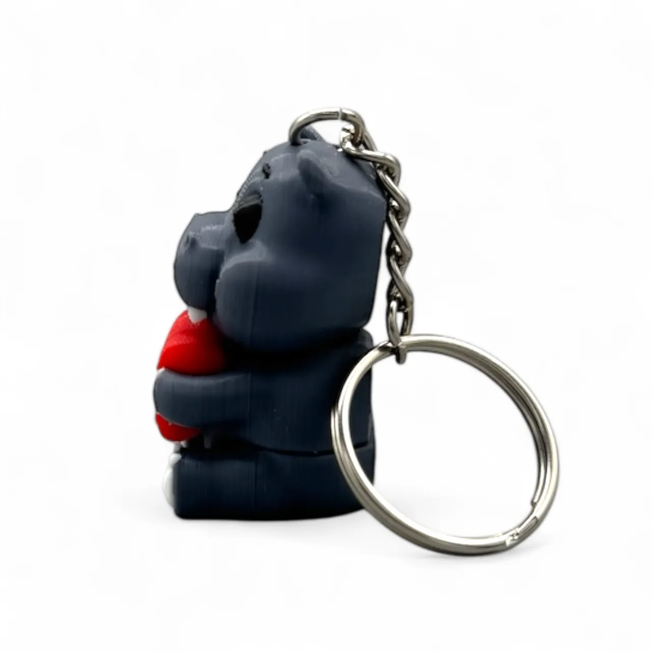 Heartwarming Hippo: Flexy & Figurine Keychains