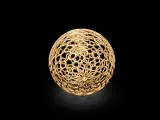 Round jali Ear Studs-2