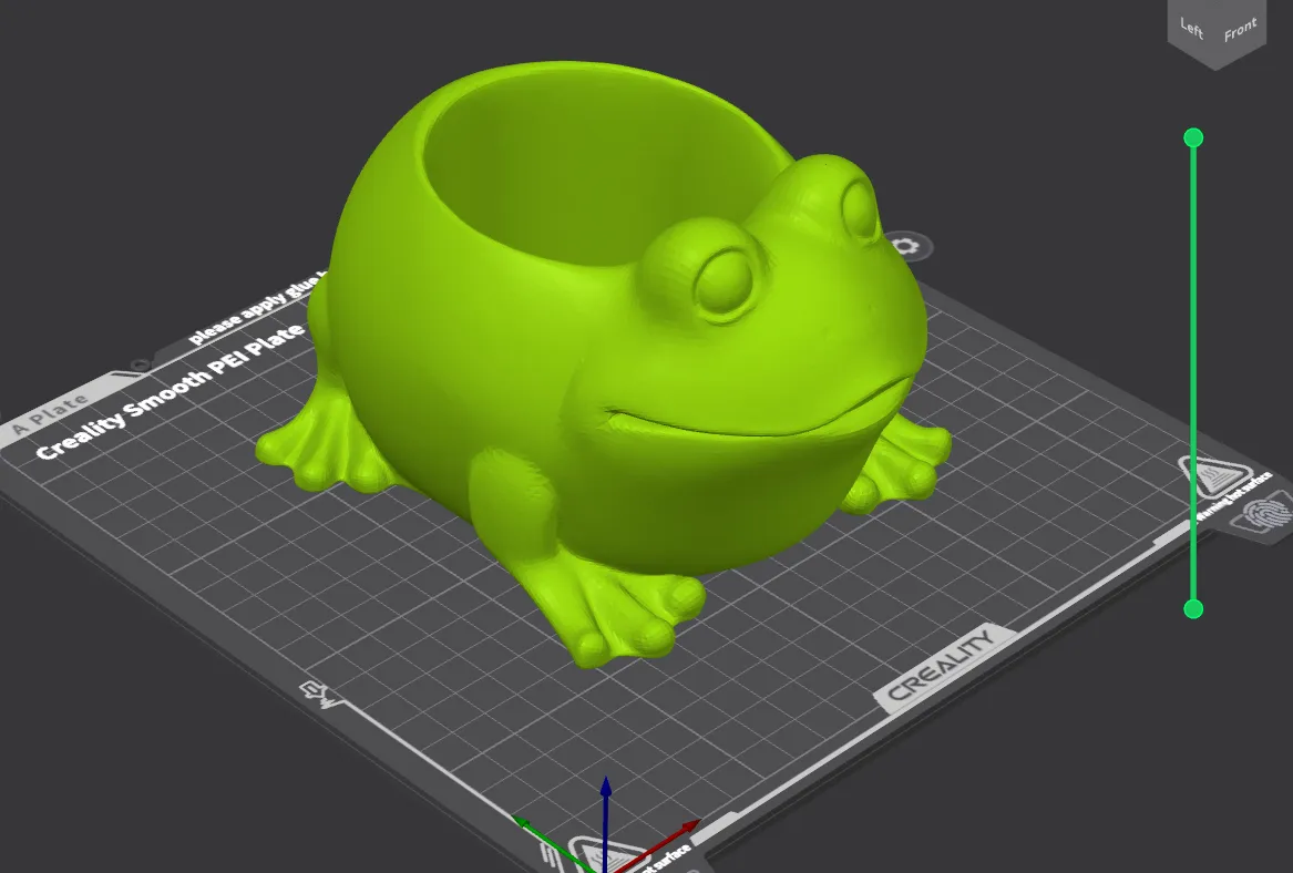 3D Printer Files | 3MF File | Frog Planter | Creality Cloud