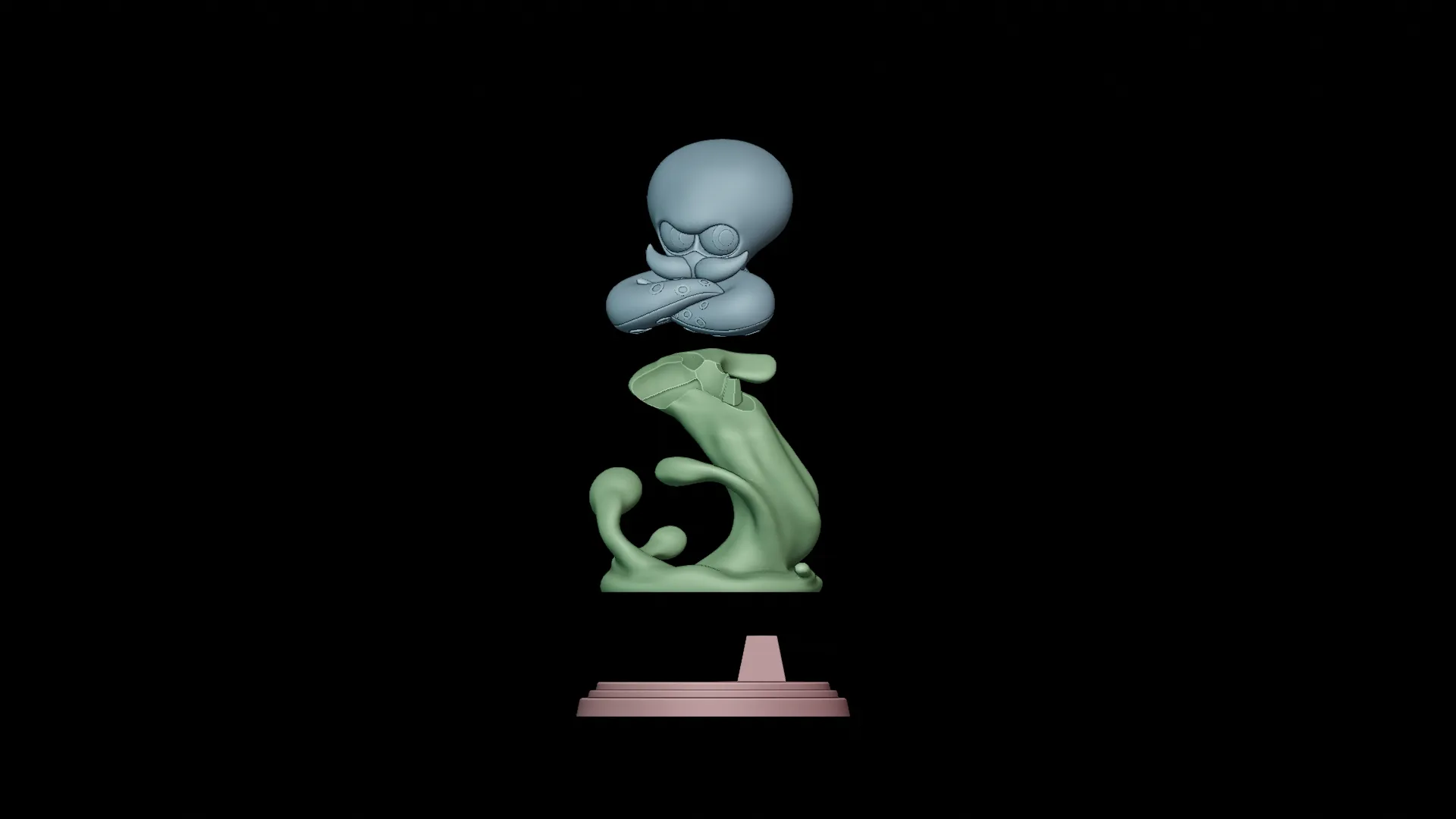 Octoling Amiibo - Splatoon Fan Art