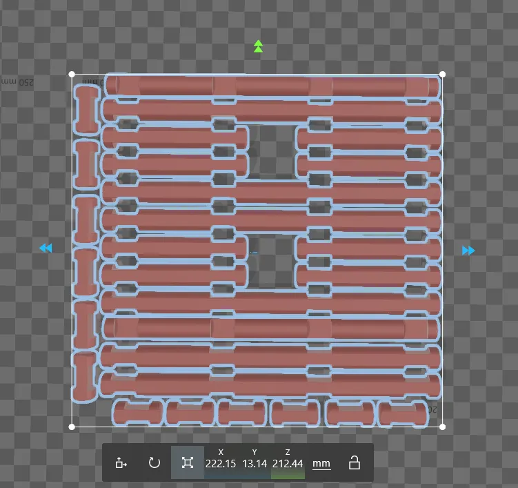 Lincoln log  style cabin v1