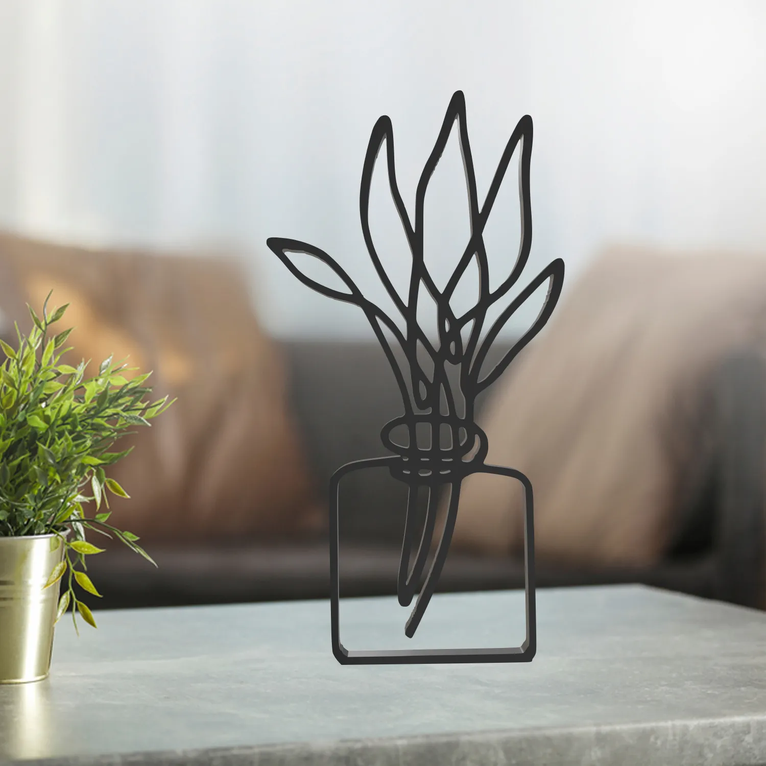 Desktop Line Art - Flower