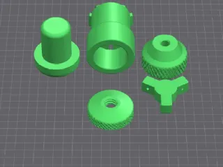 Tripod GIANT width Masked SLA 3D Printing Technology