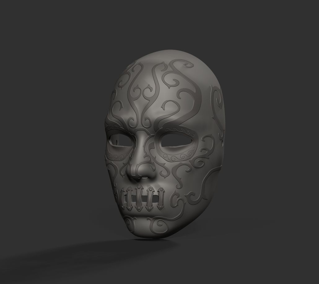 BELLATRIX LESTRANGE MASK DEATH EATER | 3D models download | Creality Cloud