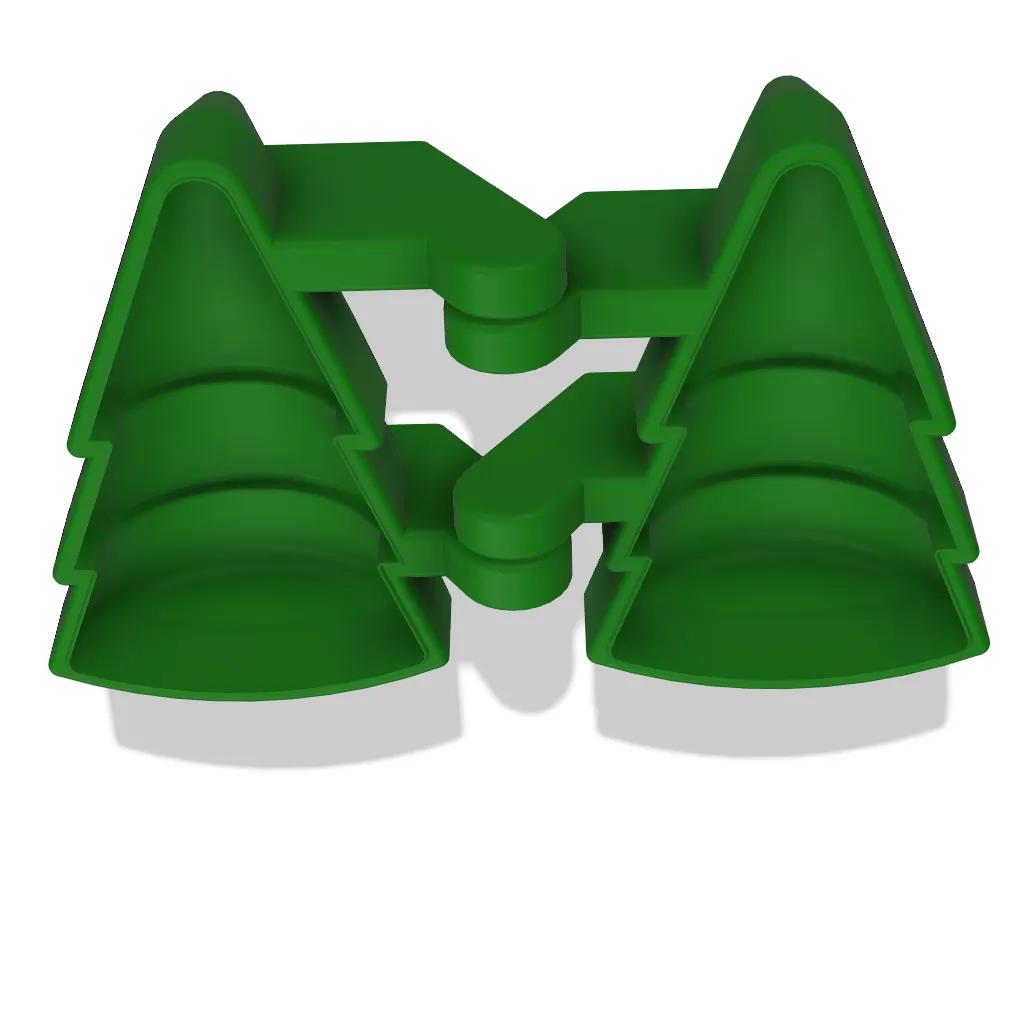 CHRISTMAS TREE MOULD - PRINT IN PLACE - FOR SENSORY PLAY