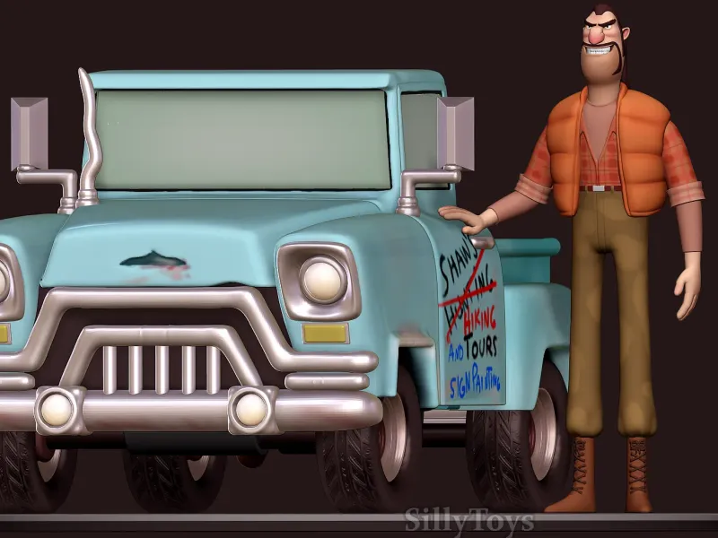 Shaw with his Car - Open Season