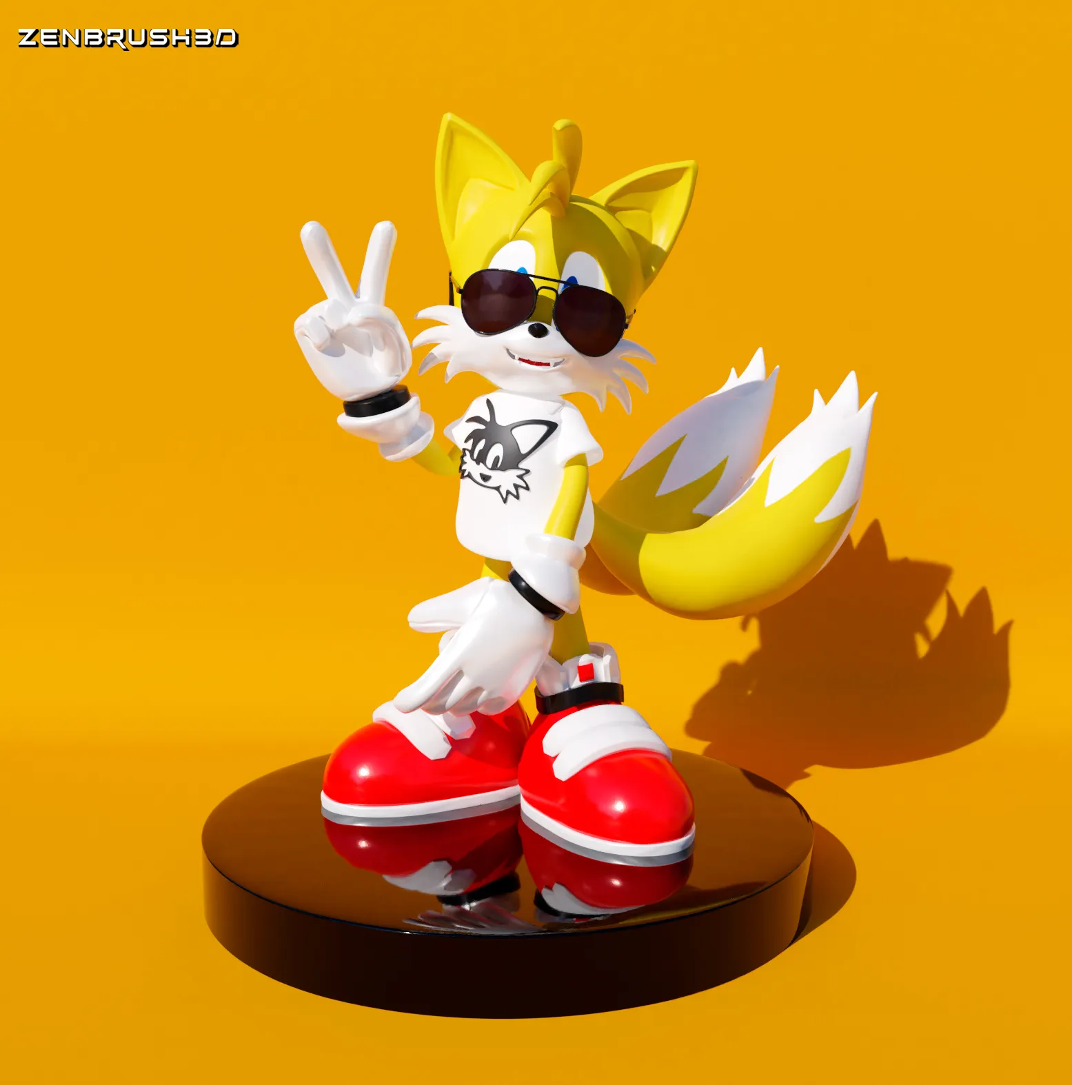 MILES TAILS - SONIC 3D BASKI MODELİ STL